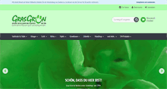 Desktop Screenshot of grasgruen.de